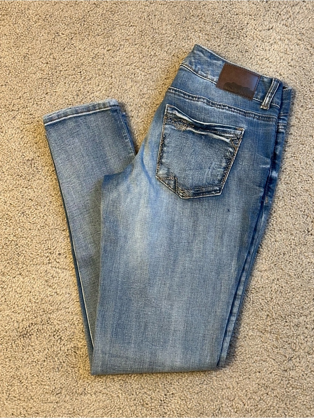 Maurices Slim Light Blue Skinny Jeans SZ 3/4